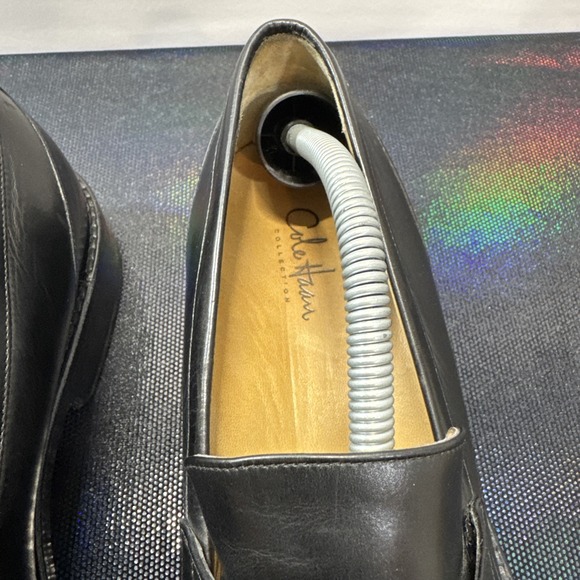 Cole Haan Collection Shoes Men's Size 10.5M Black Loafers C02992 Made In Italy - Picture 9 of 12